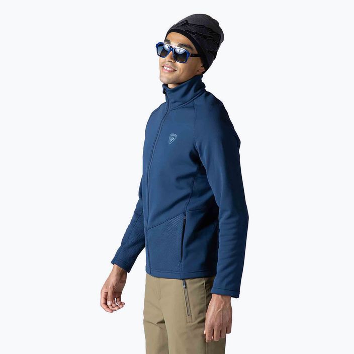 Men's Rossignol Classique Clim ski sweatshirt dark navy 3