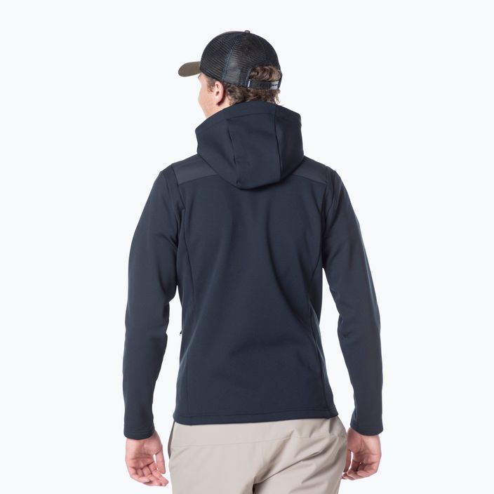 Men's Rossignol Classique Hybrid Clim ski sweatshirt black 2
