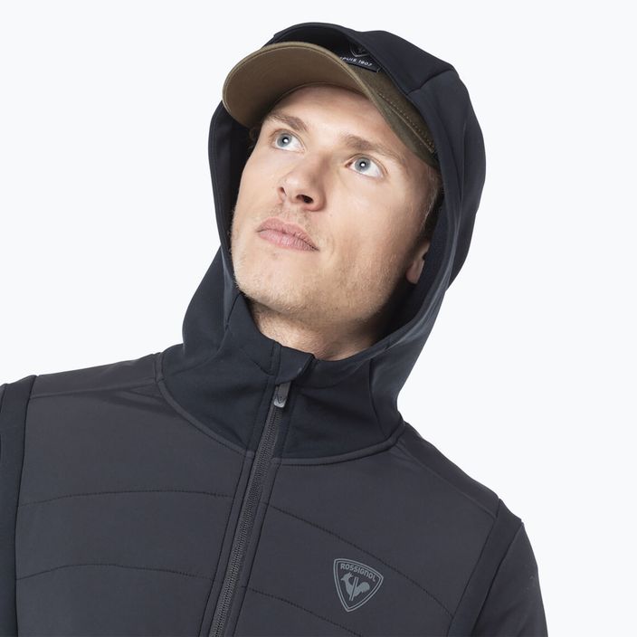 Men's Rossignol Classique Hybrid Clim ski sweatshirt black 5
