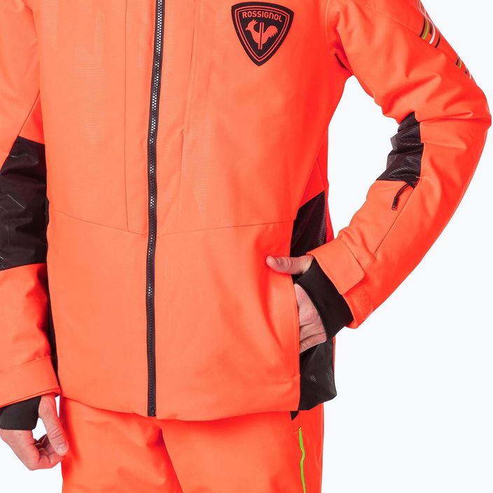 Men's Rossignol Hero All Speed ski jacket neon red 13