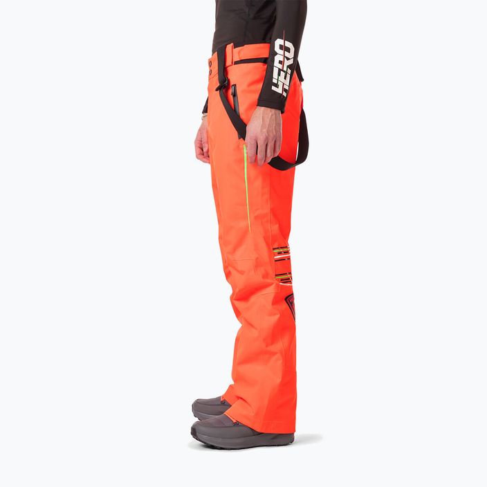 Men's Rossignol Hero Ski Pants neon red 4