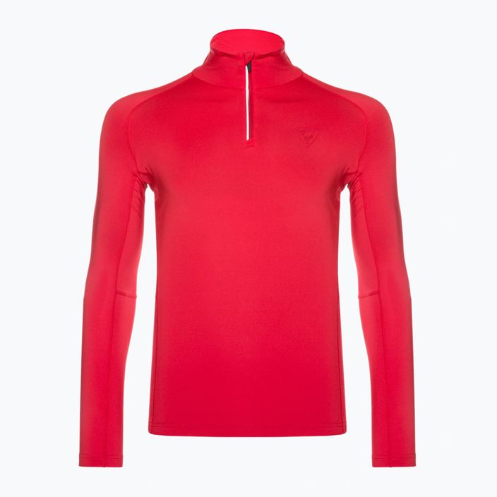 Men's Rossignol Classique 1/2 Zip sports red thermal sweatshirt 6
