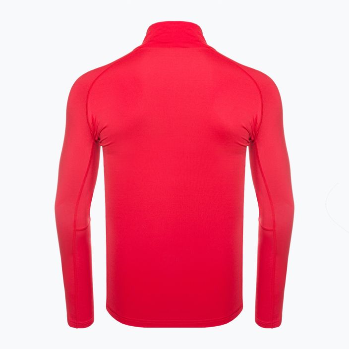 Men's Rossignol Classique 1/2 Zip sports red thermal sweatshirt 7