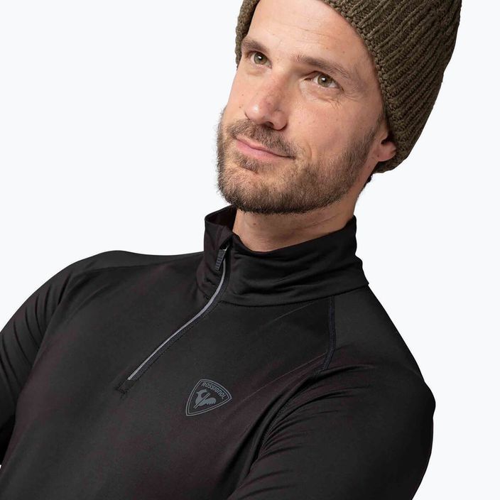 Men's Rossignol Classique 1/2 Zip thermal sweatshirt black 5