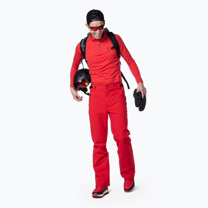 Men's Rossignol Classique 1/2 Zip sports red thermal sweatshirt 4