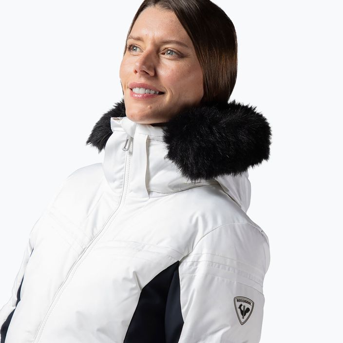 Women's ski jacket Rossignol Depart white 4