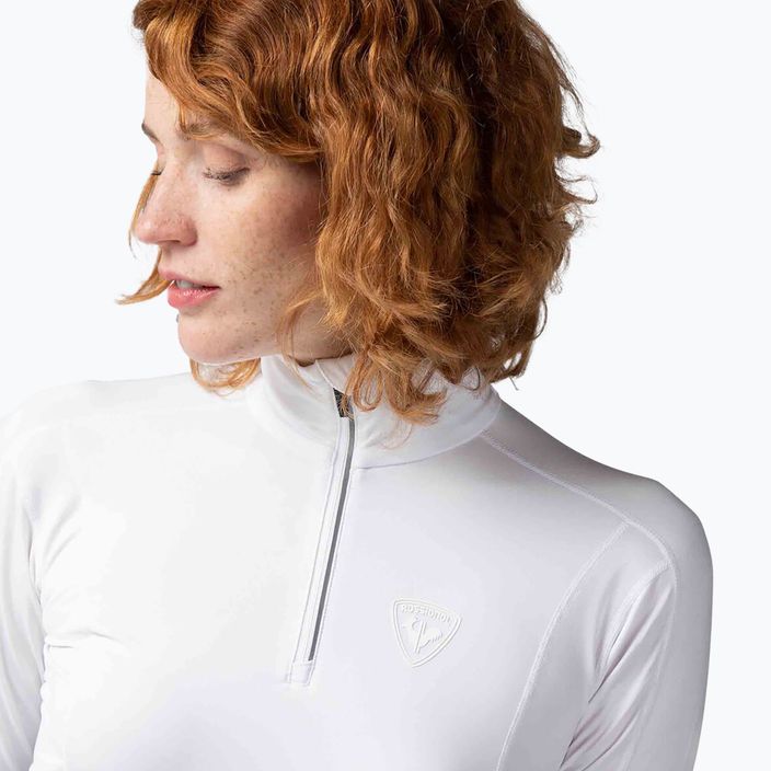 Women's Rossignol Classique 1/2 Zip thermal sweatshirt white 6