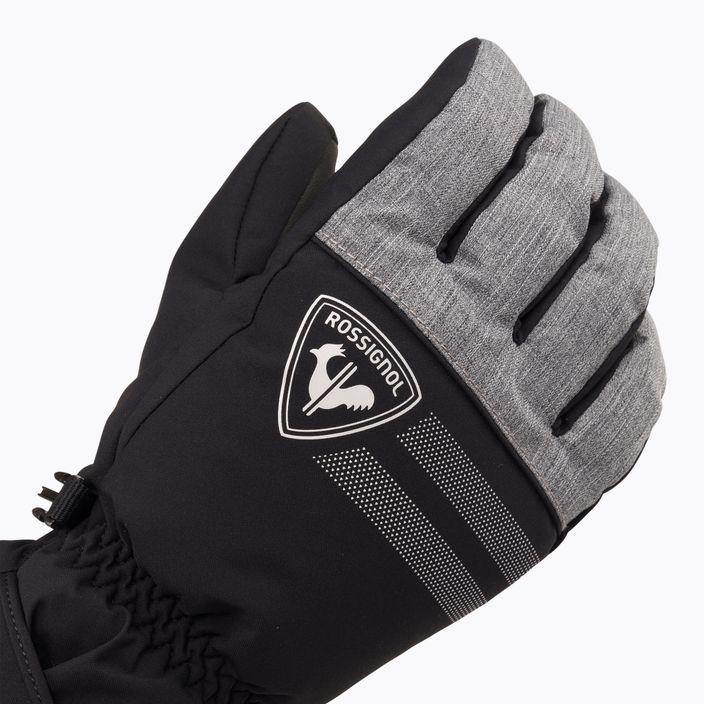 Rossignol men's ski gloves Perf heather grey 4