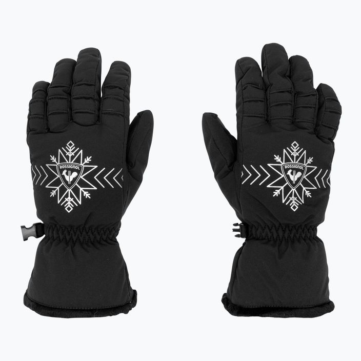 Women's ski glove Rossignol Perfy G black 3