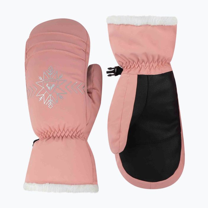 Rossignol women's ski glove Perfy M cooper pink 5