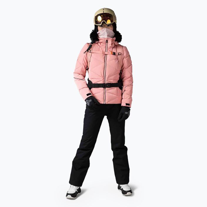 Women's ski jacket Rossignol Staci pastel pink 4