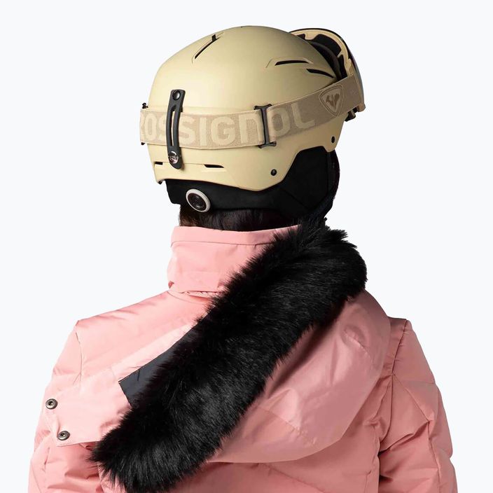 Women's ski jacket Rossignol Staci pastel pink 8