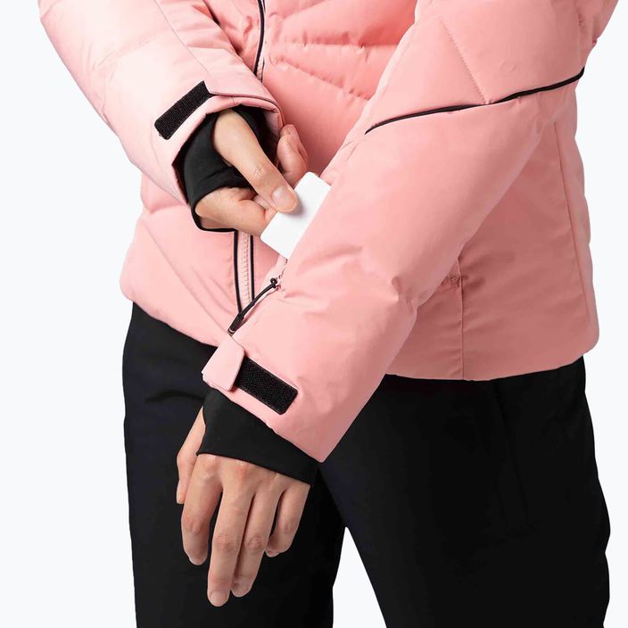 Women's ski jacket Rossignol Staci pastel pink 9