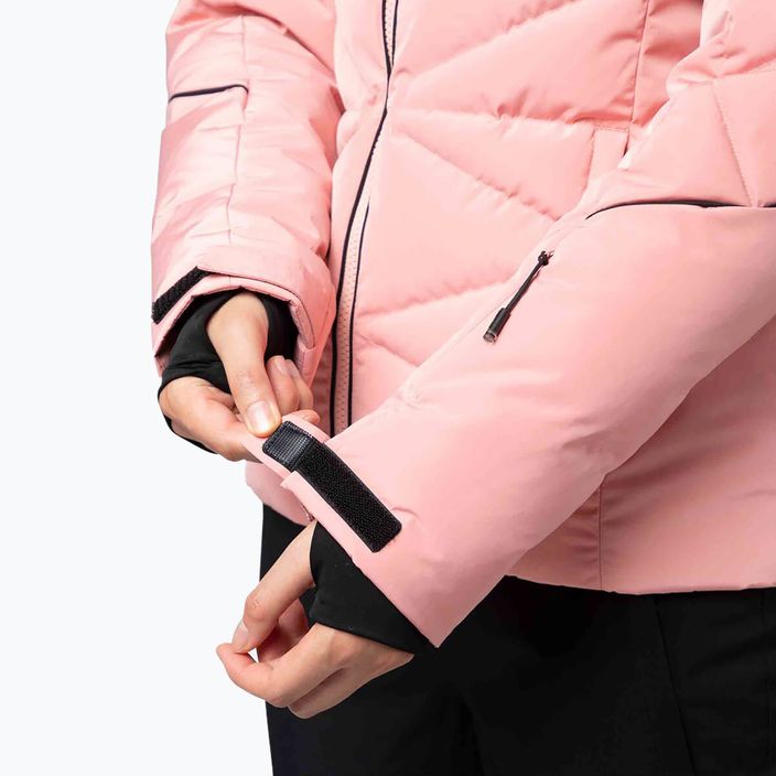Women's ski jacket Rossignol Staci pastel pink 13