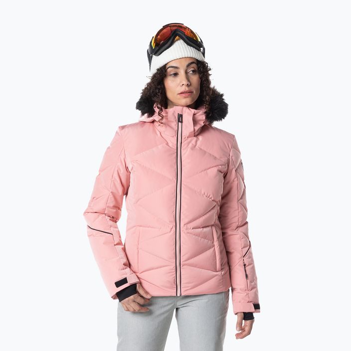 Rossignol Staci women's ski jacket cooper pink