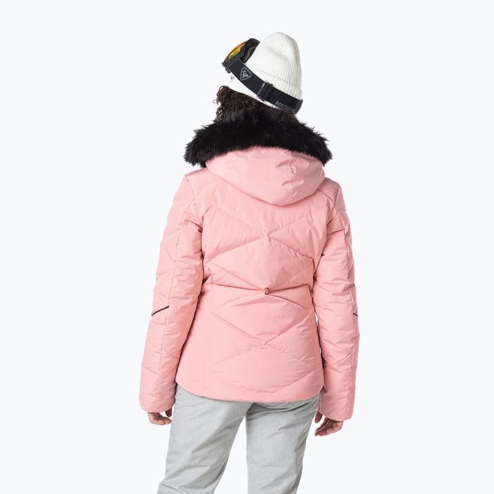 Rossignol Staci women's ski jacket cooper pink 2