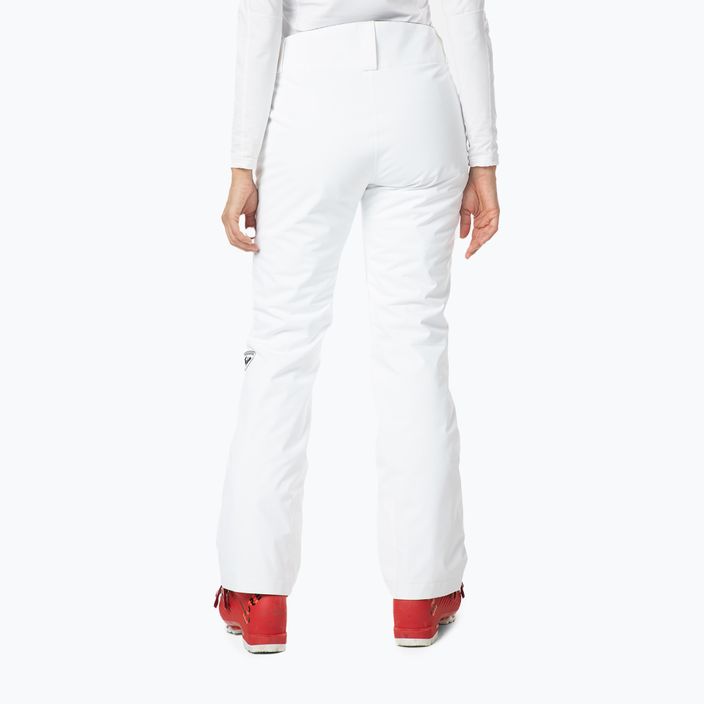 Women's ski trousers Rossignol Staci white 2