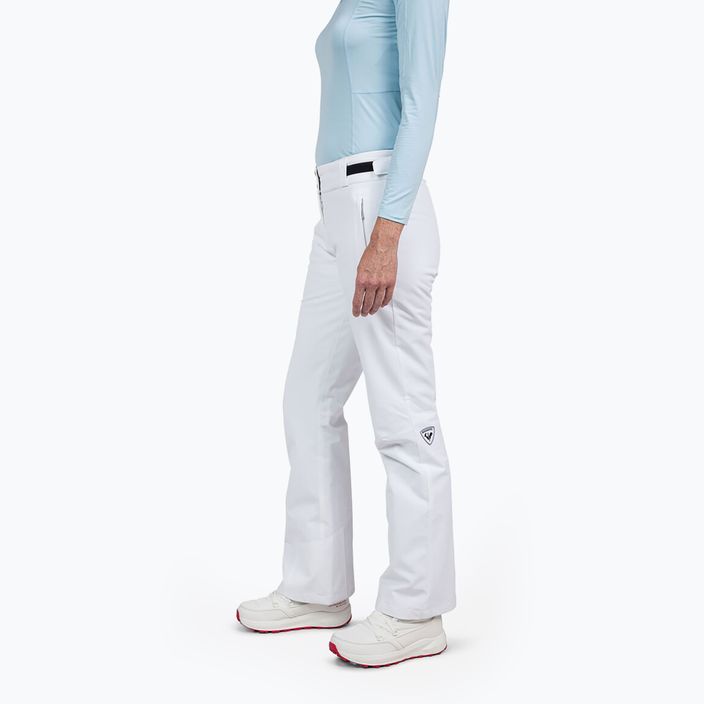 Women's ski trousers Rossignol Staci white 3