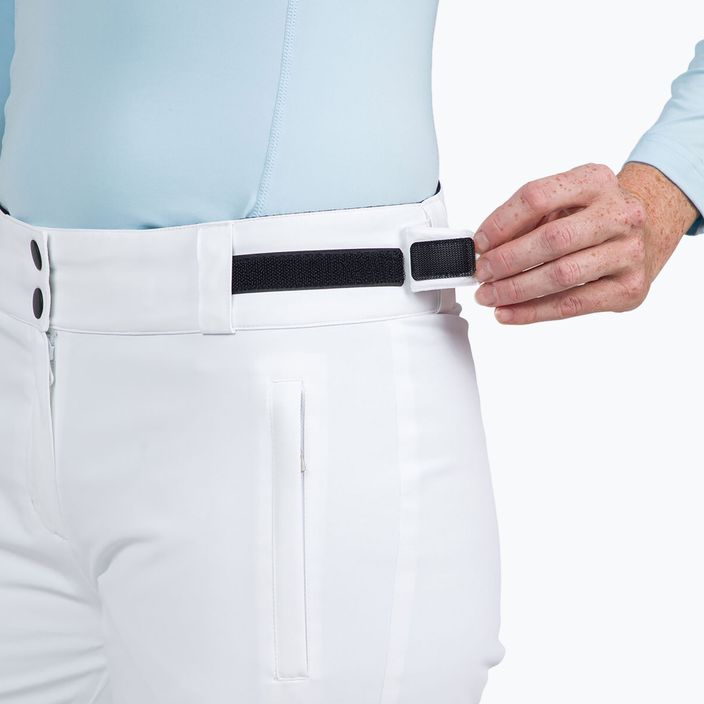 Women's ski trousers Rossignol Staci white 5