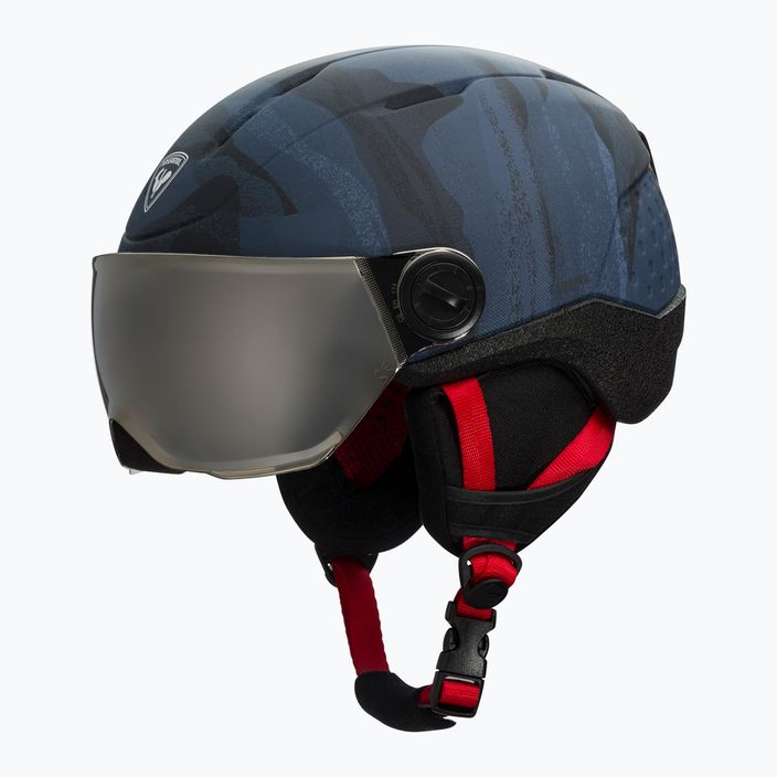 Rossignol Children's Ski Helmet Whoopee Visor Impacts dark blue 6