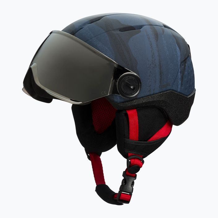 Rossignol Children's Ski Helmet Whoopee Visor Impacts dark blue 7