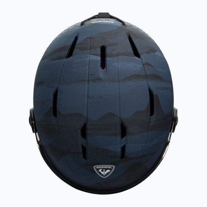 Rossignol Children's Ski Helmet Whoopee Visor Impacts dark blue 9