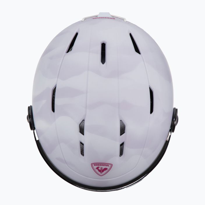 Rossignol Children's Ski Helmet Whoopee Visor Impacts white 9
