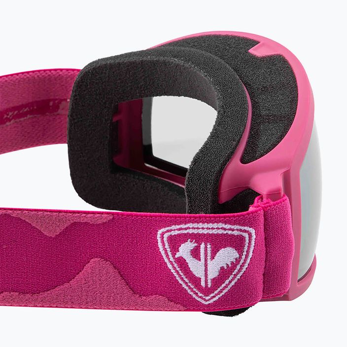 Rossignol Toric pink/smoke silver children's ski goggles 3