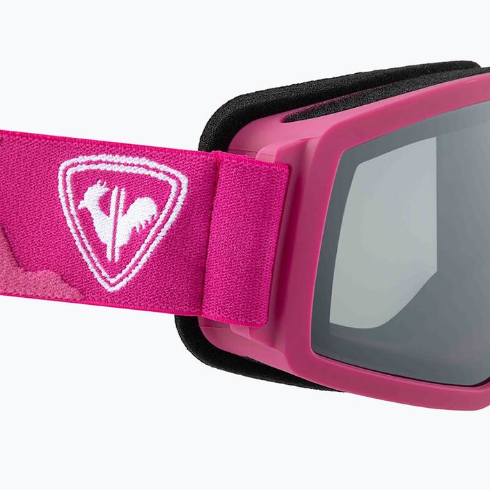 Rossignol Toric pink/smoke silver children's ski goggles 4