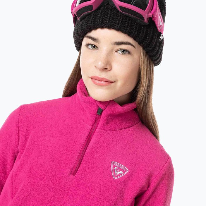 Rossignol Girl Fleece orchid pink children's ski sweatshirt 5