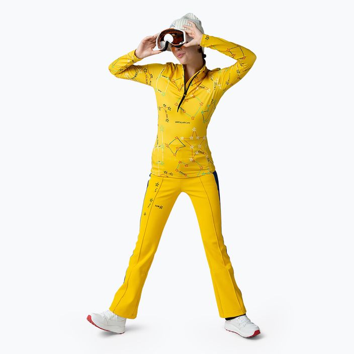 Women's thermal sweatshirt Rossignol Booster 1/2 Zip Top 100 yellow 4