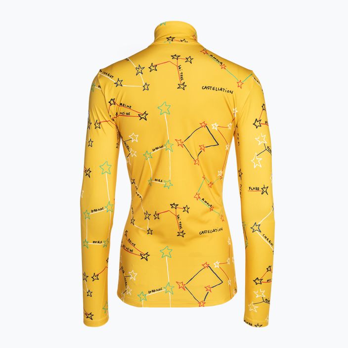 Women's thermal sweatshirt Rossignol Booster 1/2 Zip Top 100 yellow 7