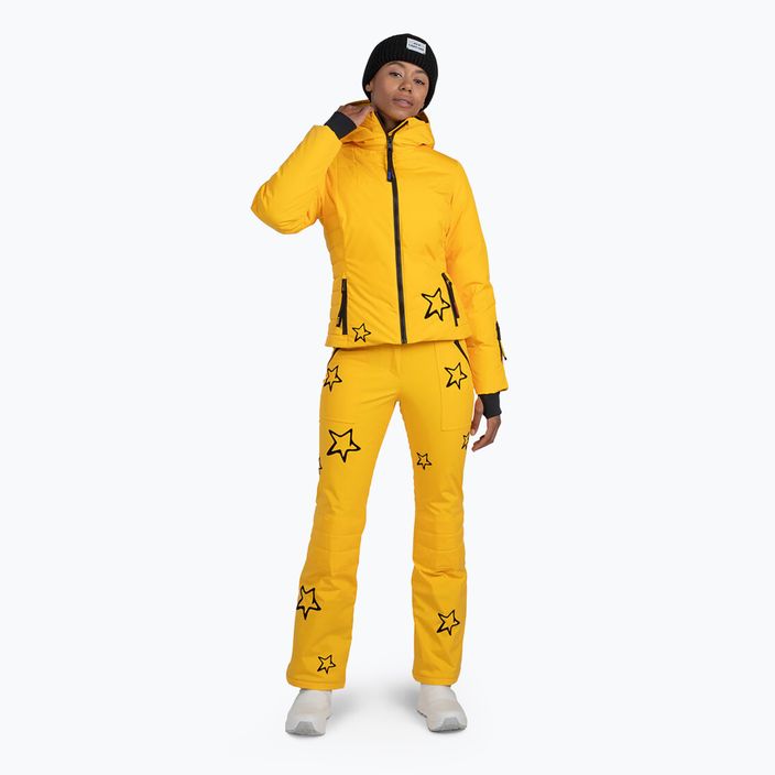 Women's ski jacket Rossignol Stellar Down yellow 2