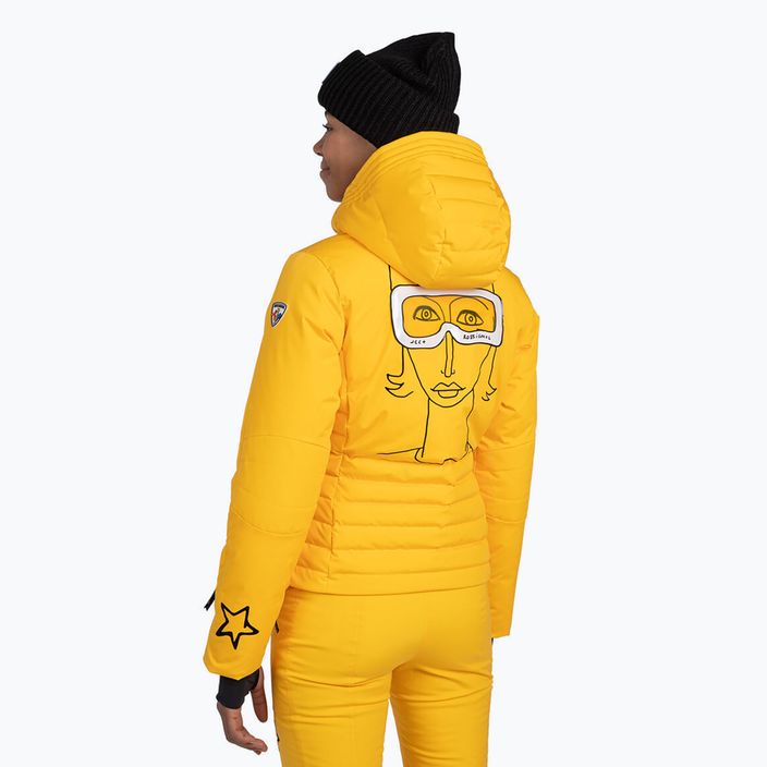 Women's ski jacket Rossignol Stellar Down yellow 3