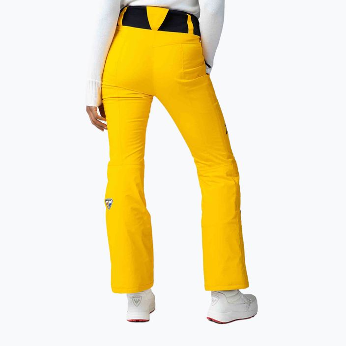 Women's ski trousers Rossignol Stellar yellow 2