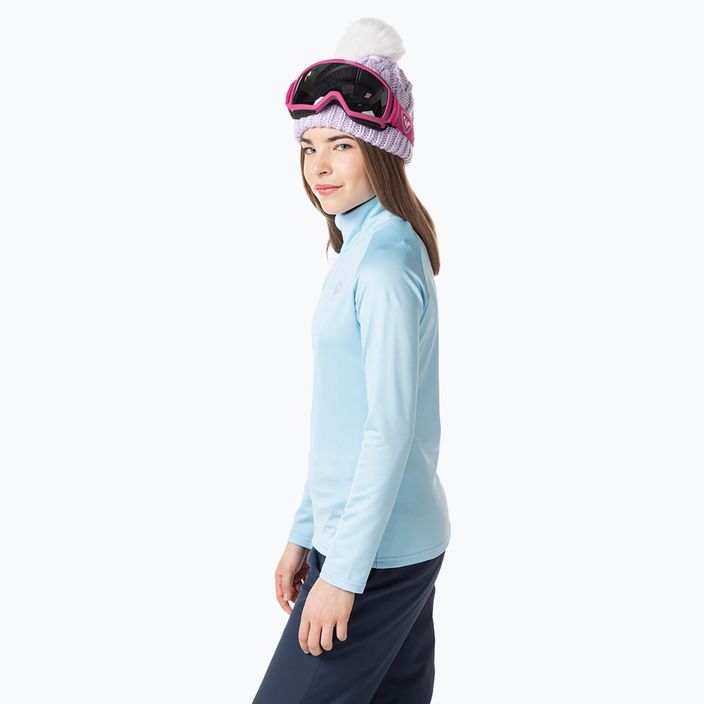 Rossignol Girl Warm Stretch glacier children's ski sweatshirt 3