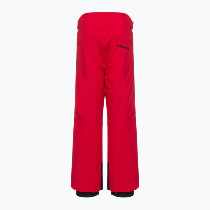 Rossignol Boy Ski sports red children's ski trousers 5