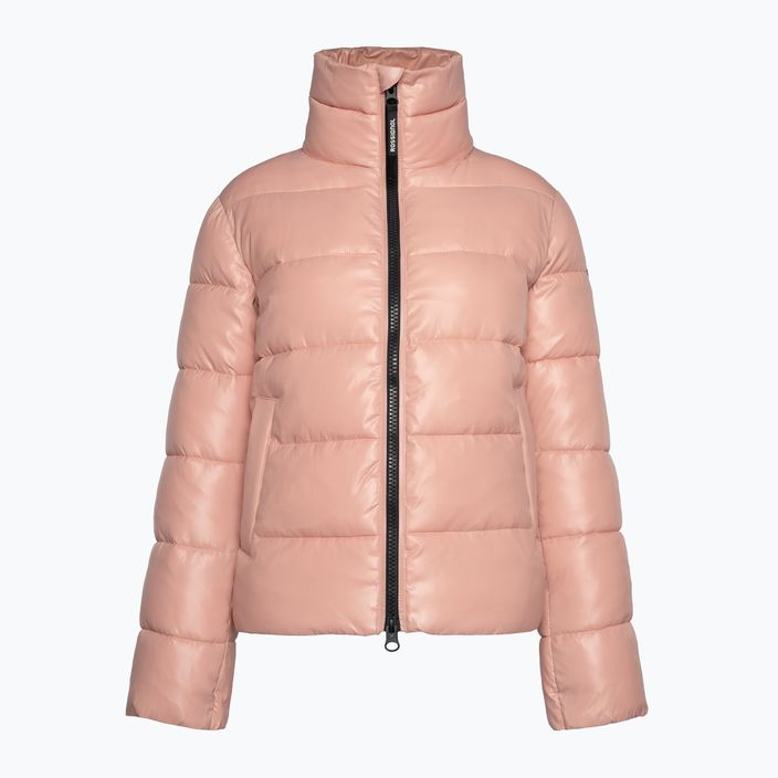 Women's Rossignol Shiny Bomber down jacket pastel pink 9