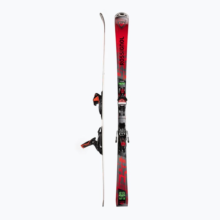 Rossignol Hero Elite ST TI K downhill ski + SPX14 bindings black/red 2