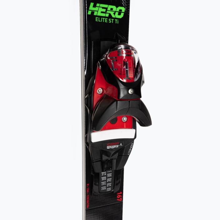Rossignol Hero Elite ST TI K downhill ski + SPX14 bindings black/red 4