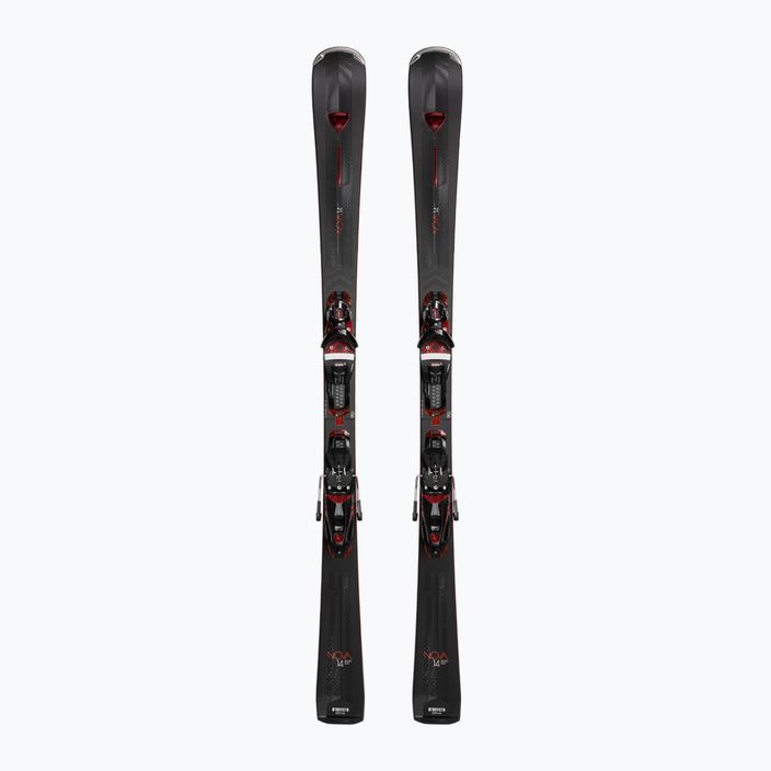 Women's downhill ski Rossignol Nova 14 K + bindings NX12 matte black/metallic black