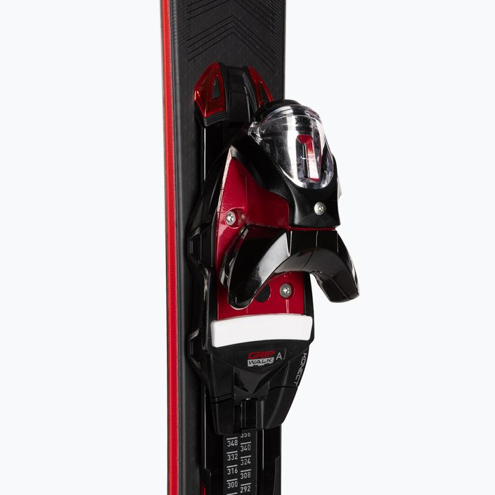 Women's downhill ski Rossignol Nova 14 K + bindings NX12 matte black/metallic black 5