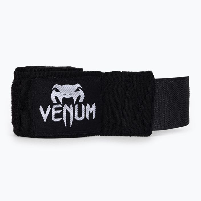 Venum Kontact boxing bandages black and white 0429 3