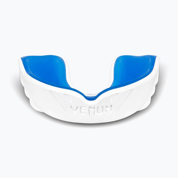 Venum Challenger single jaw protector white and blue 0617 3