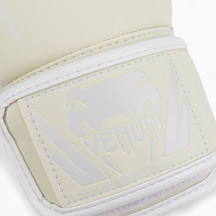 Venum Elite white boxing gloves 0984 5