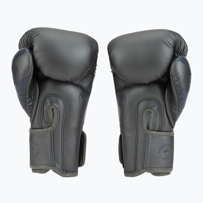 Venum Elite grey men's boxing gloves VENUM-0984 2