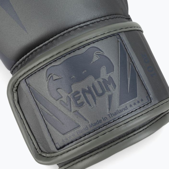 Venum Elite grey men's boxing gloves VENUM-0984 6