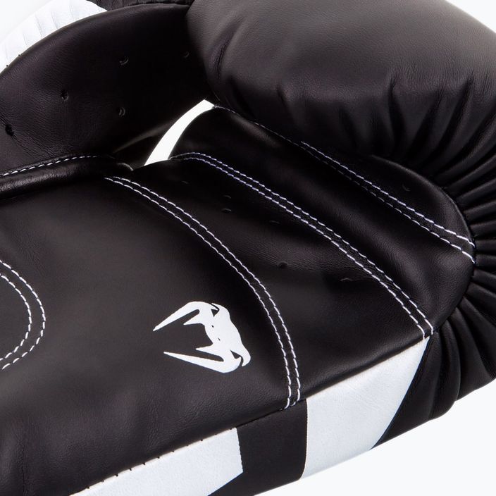 Venum Elite boxing gloves black and white 0984 10
