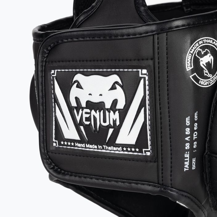 Venum Elite boxing helmet black/white 4