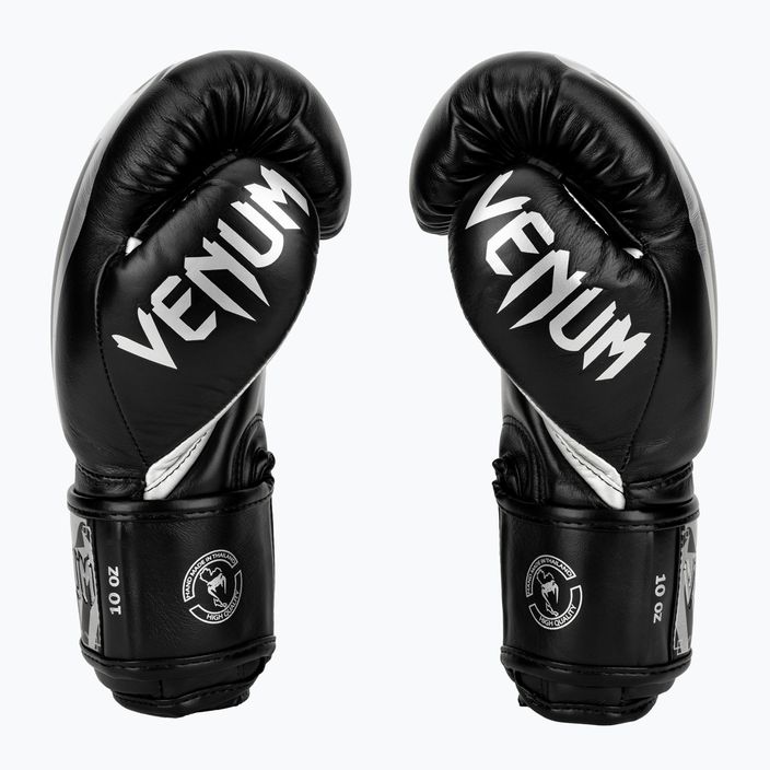 Venum Giant 3.0 black and silver boxing gloves 2055-128 3